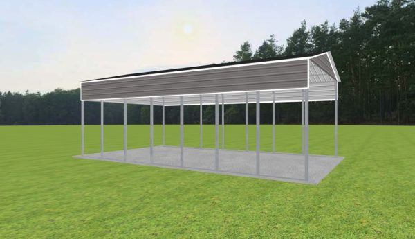 2 Car Carport 20 x 35 x 12 - Image 3