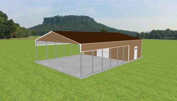 Carport with Storage 30 x 45 x 9