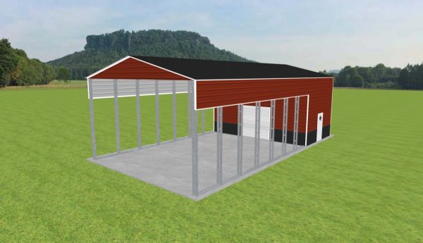 Carport with Storage 26 x 50 x 15