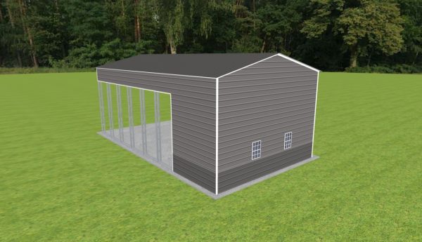 Carport with Storage 22 x 40 x 15 - Image 3