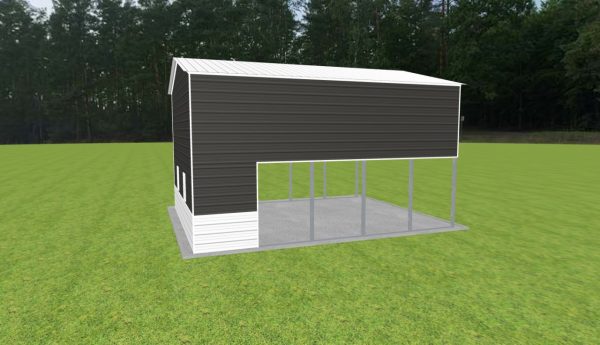 Carport with Storage 20 x 25 x 14 - Image 5