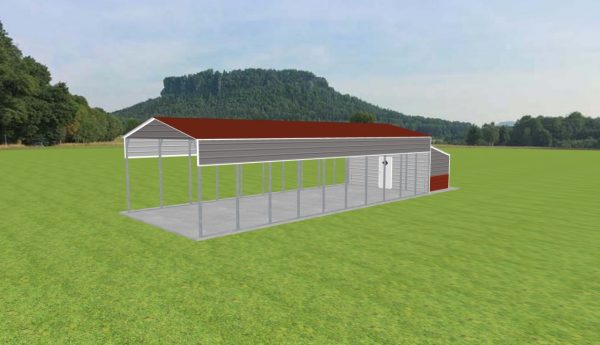 Carport with Storage 20 x 50 x 11