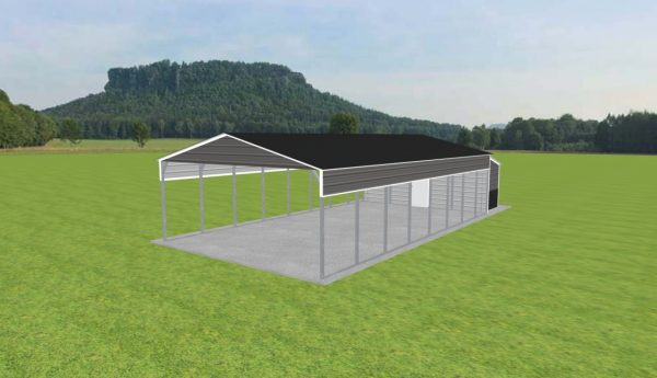 Carport with Storage 22 x 40 x 9