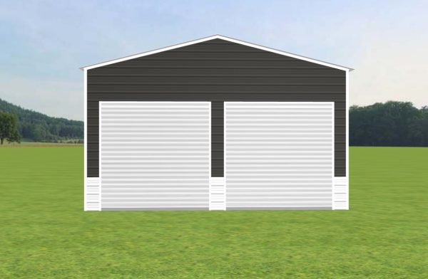 2 Car Carport 24 x 30 x 13 - Image 2