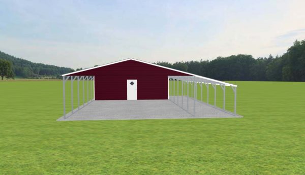 Carport with Storage 24 x 40 x 8 - Image 2