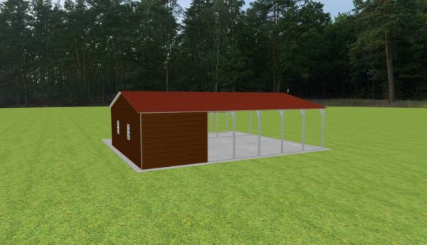 Carport with Storage 24 x 35 x 8 - Image 5