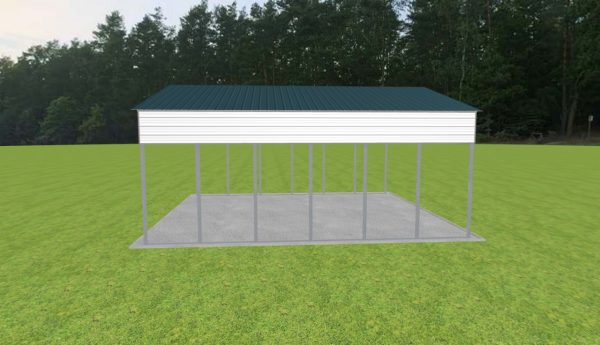 3 Car Carport 28 x 30 x 12 - Image 3