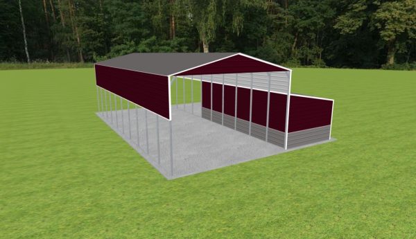 Carport with Storage 22 x 50 x 14 - Image 5