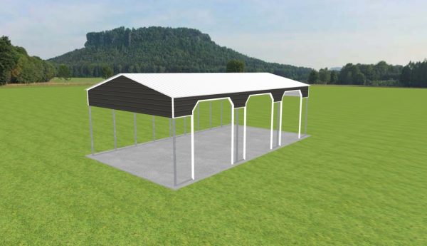 3 Car Carport 24 x 45 x 13