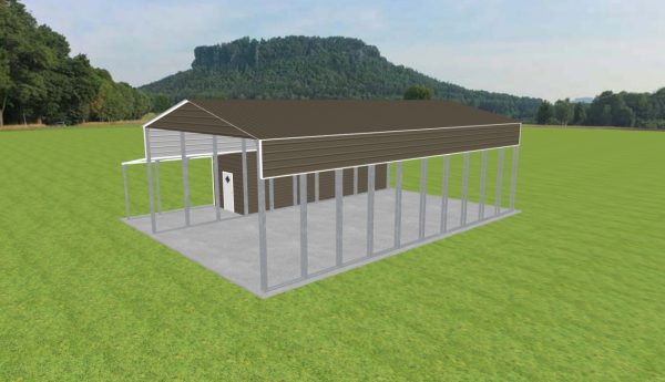 Carport with Storage 28 x 50 x 15 - Image 4