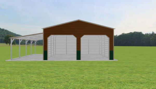 2 Car Carport 22 x 20 x 10 - Image 2