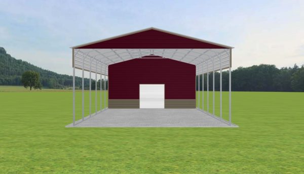 Carport with Storage 28 x 45 x 14 - Image 2