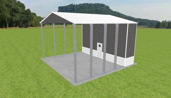 Carport with Storage 26 x 25 x 15