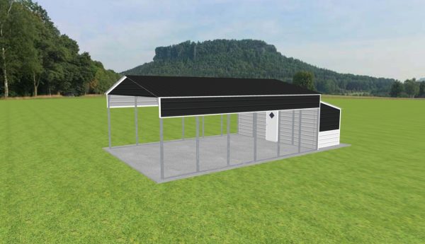 Carport with Storage 22 x 30 x 10