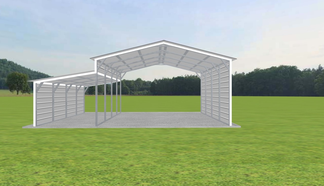 2 Car Carport 18 X 20 X 9 2 2 Car Carport 18 x 20 x 9 - Image 2