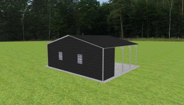 Carport with Storage 24 x 20 x 8 - Image 3