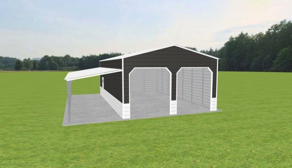 2 Car Carport 22 x 35 x 12