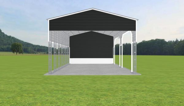 Carport with Storage 24 x 50 x 15 - Image 4