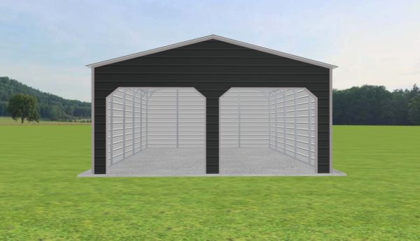 2 Car Carport 22 x 25 x 10 - Image 2