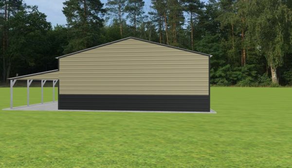 Double Bay Garage with Lean To 28 x 50 x 10 - Image 5