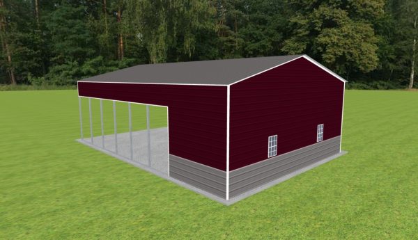 Carport with Storage 28 x 40 x 12 - Image 3