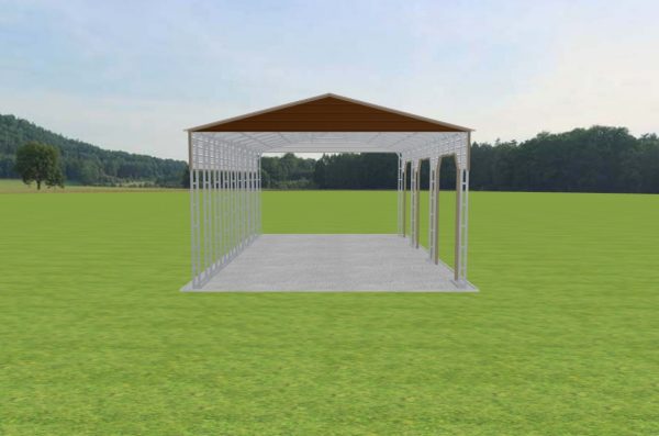 3 Car Carport 26 x 45 x 15 - Image 3