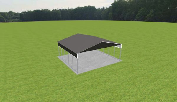 3 Car Carport 28 x 25 x 10 - Image 4