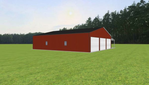 Garage with Lean To 42 x 45 x 10 - Image 4
