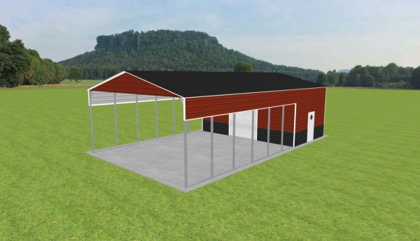 Carport with Storage 26 x 45 x 12