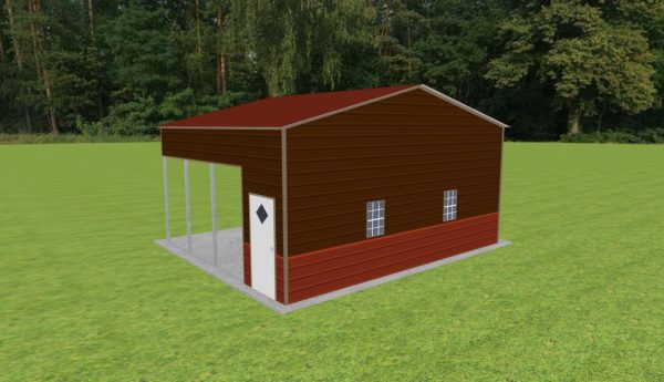 Carport with Storage 24 x 20 x 11 - Image 3