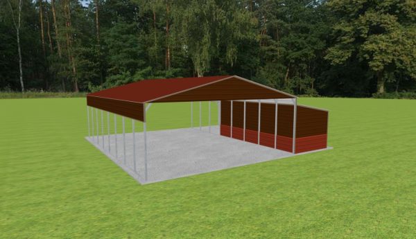 Carport with Storage 30 x 40 x 11 - Image 5