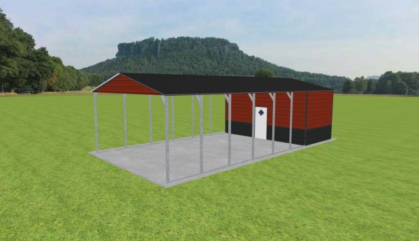 Carport with Storage 20 x 40 x 10