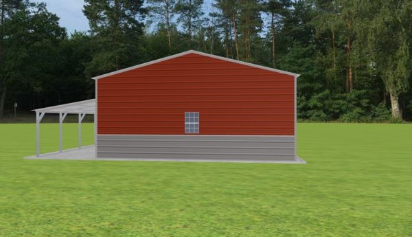 Garage with Lean To 24 x 30 x 10 - Image 5