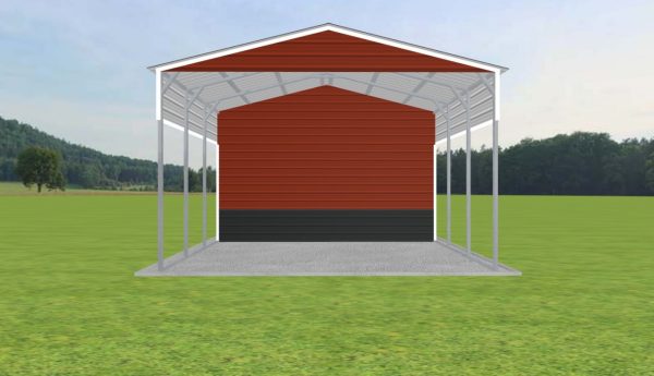 Carport with Storage 20 x 20 x 12 - Image 2