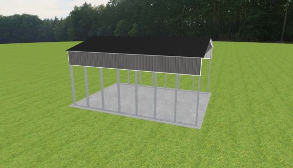 3 Car Carport 26 x 35 x 16 - Image 3