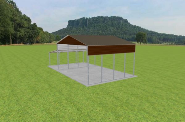 3 Car Carport 26 x 20 x 12