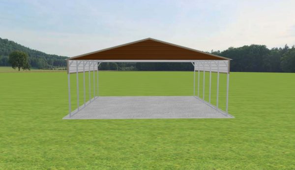 3 Car Carport 30 x 25 x 11 - Image 2