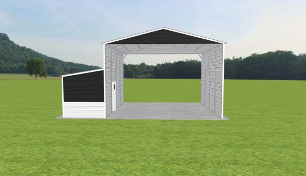 Carport with Storage 22 x 20 x 14 - Image 2