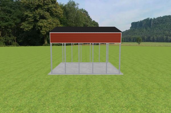 3 Car Carport 26 x 25 x 15 - Image 3