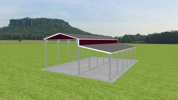 1 Car Carport 12 x 30 x 9