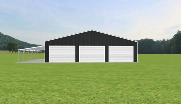 Garage with Lean To 44 x 25 x 10 - Image 3