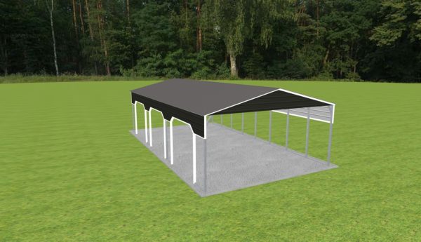 3 Car Carport 22 x 40 x 10 - Image 3