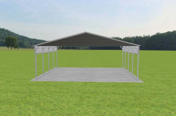 3 Car Carport 26 x 20 x 9 - Image 2