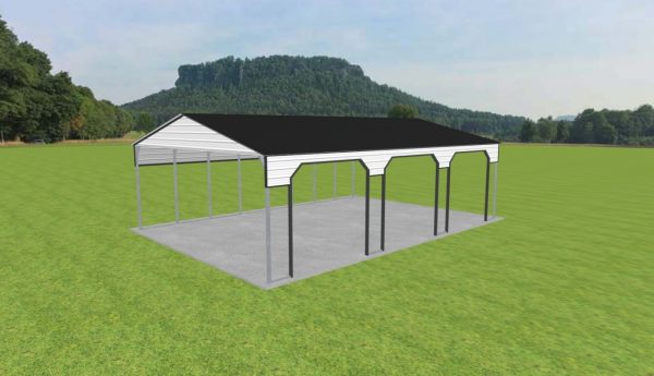 3 Car Carport 28 x 40 x 11