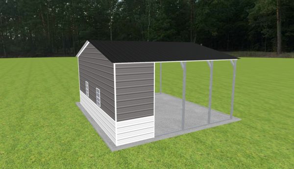 Carport with Storage 22 x 20 x 10 - Image 3