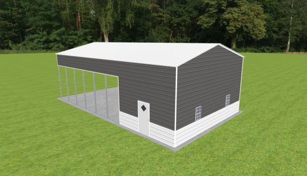 Carport with Storage 26 x 45 x 14 - Image 3