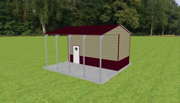 Carport with Storage 20 x 20 x 11 - Image 3