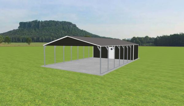 Carport with Storage 24 x 45 x 8