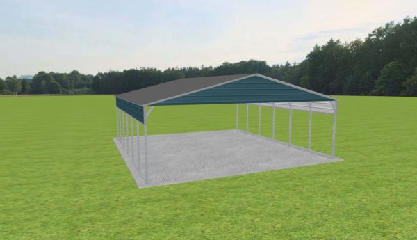 3 Car Carport 28 x 30 x 9