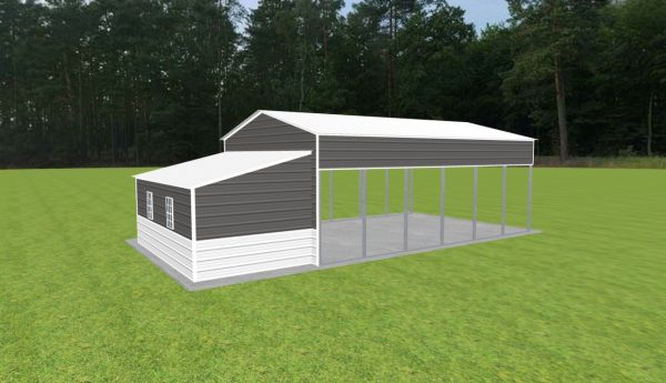 Carport with Storage 20 x 30 x 11 - Image 5